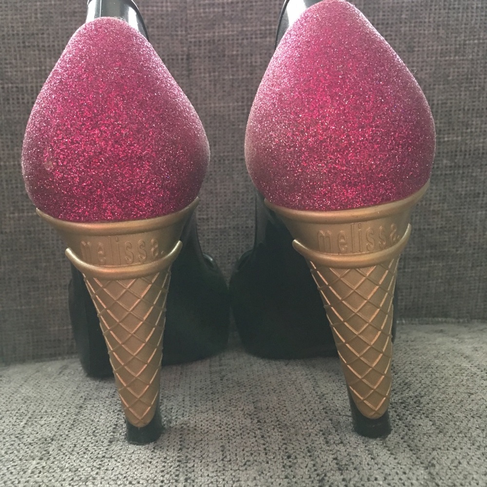 Melissa X Karl Lagerfeld ice cream heels 6 - Picture 1 of 4